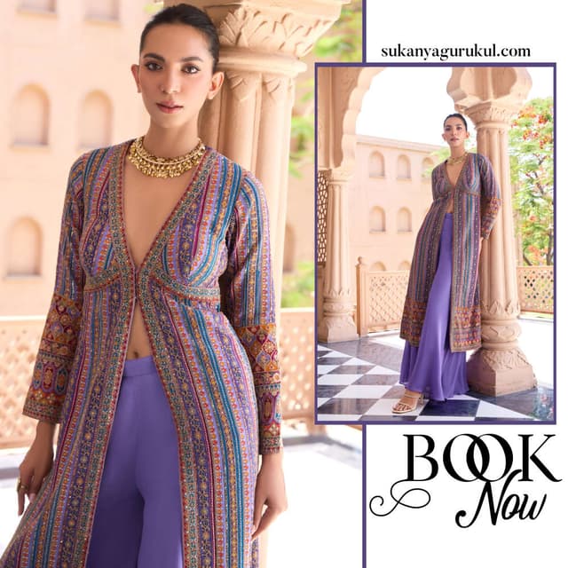 Purple Salwar Suite