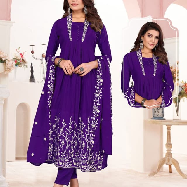 Purple Salwar Suite