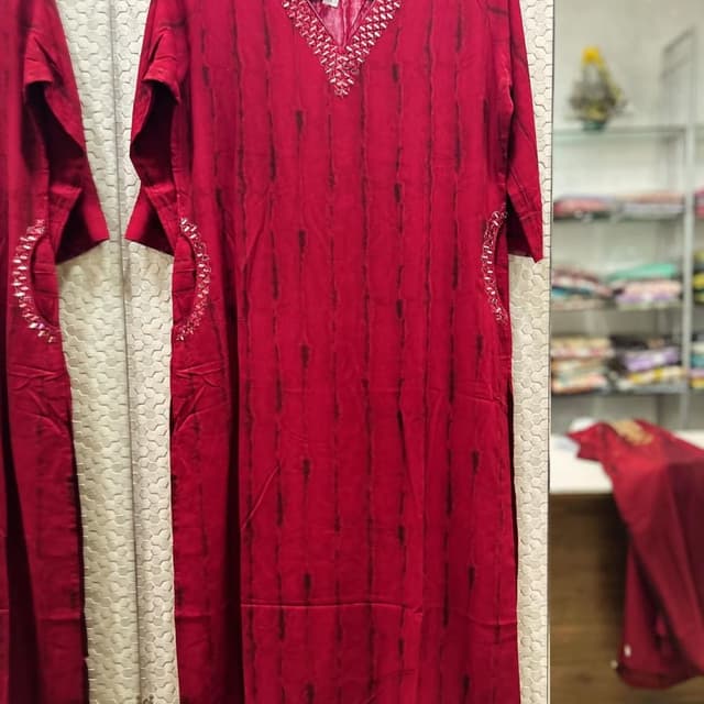 Red Salwar Suite