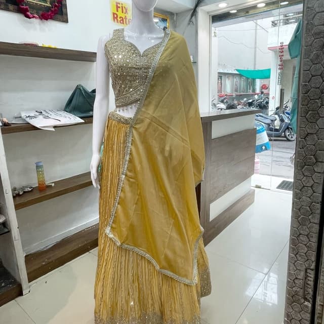 Gold Lehenga