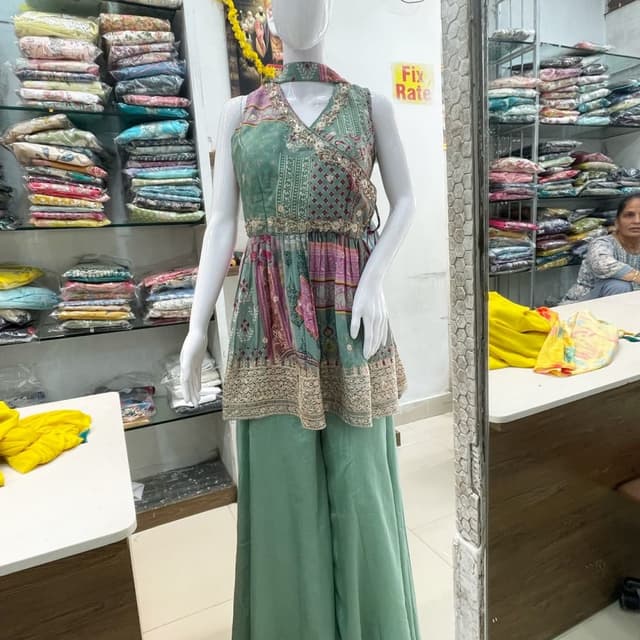 Green Salwar Suite
