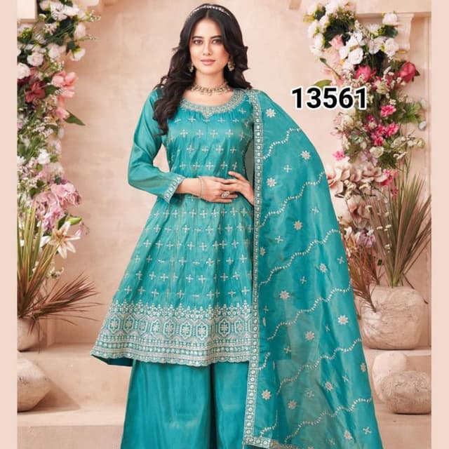Green Salwar Suite