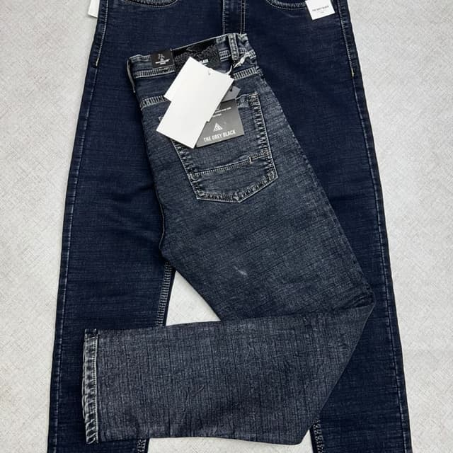 Charcoal Grey and Dark Denim Blue Jeans