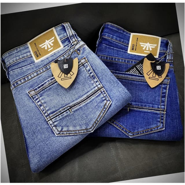 Blue, light blue Jeans