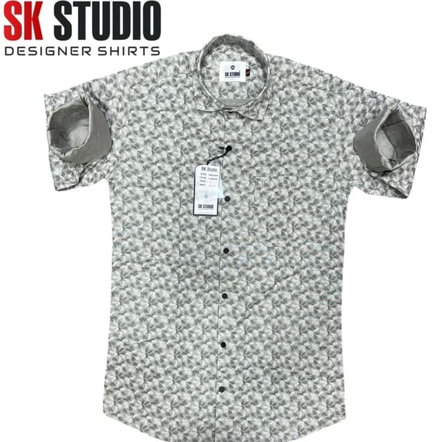 Shades of Gray and White Shirt