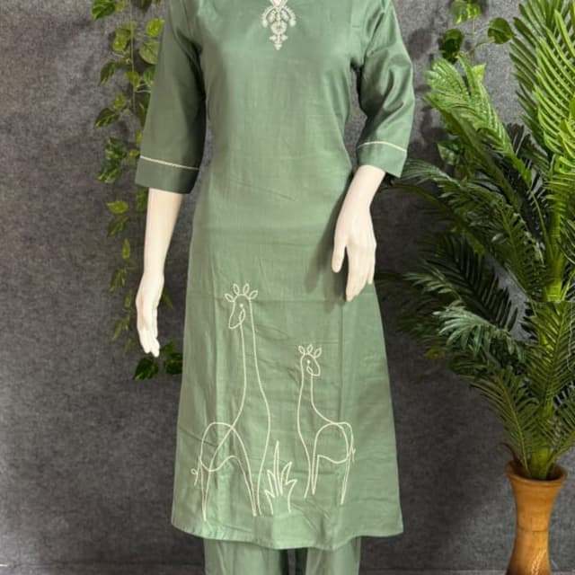 Green Salwar Suite