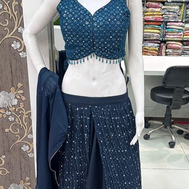 Blue Lehenga