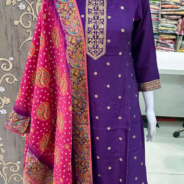 Purple Salwar Suite