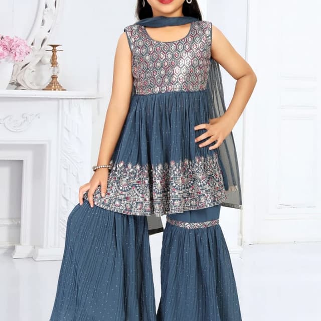 Blue Salwar Suite
