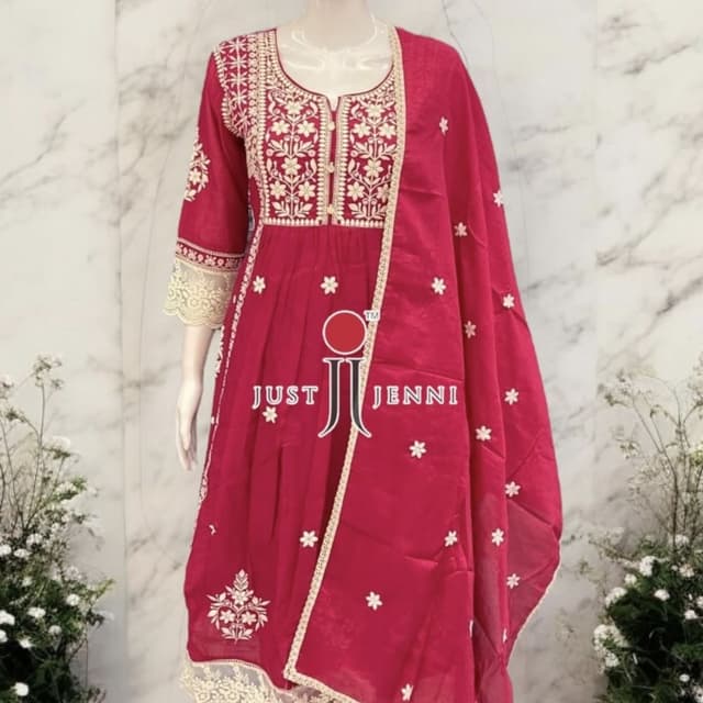 Red Salwar Suite