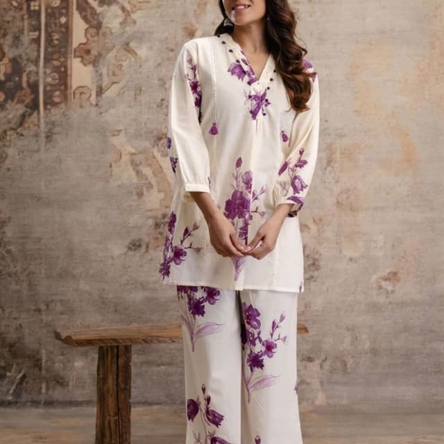 Purple Salwar Suite