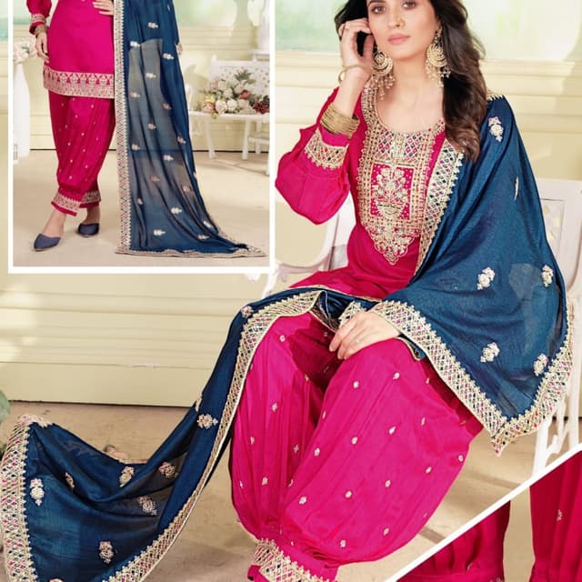 Blue Salwar Suite