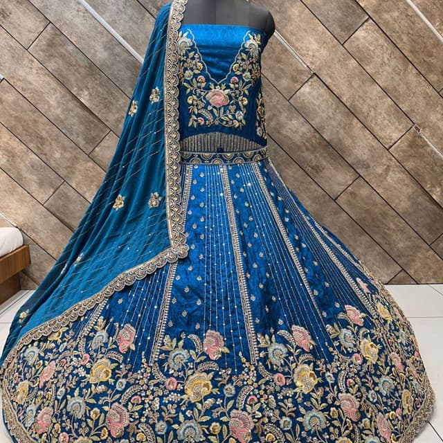 Blue Lehenga
