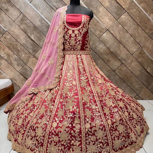 Red Lehenga