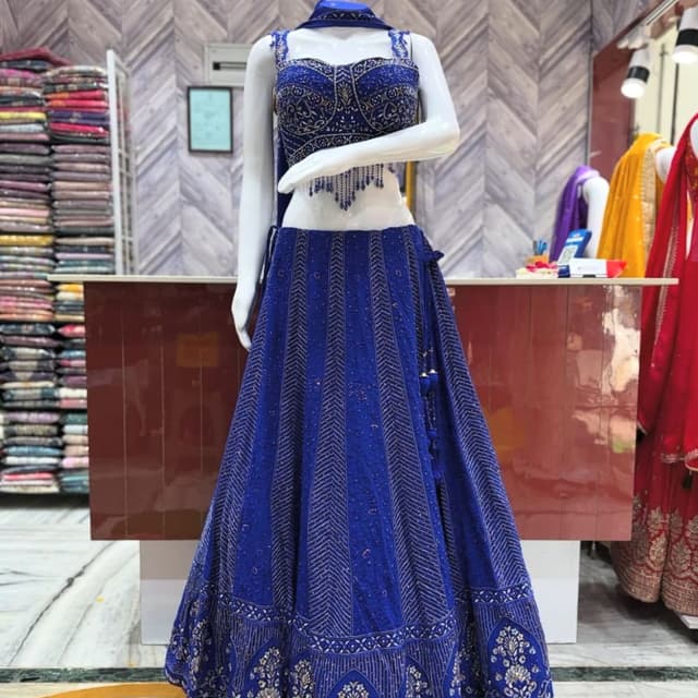 Blue Lehenga