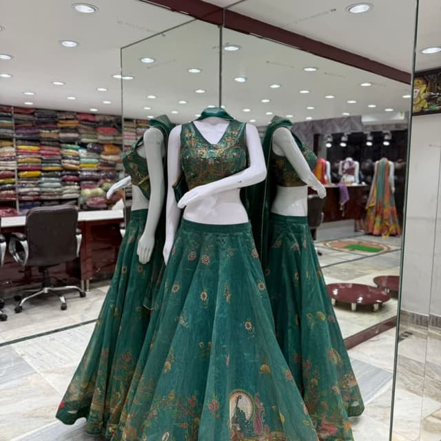 Green Lehenga