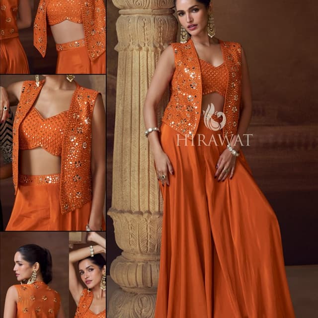 Orange Lehenga