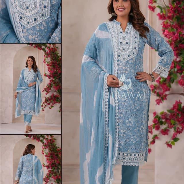 Blue Salwar Suite