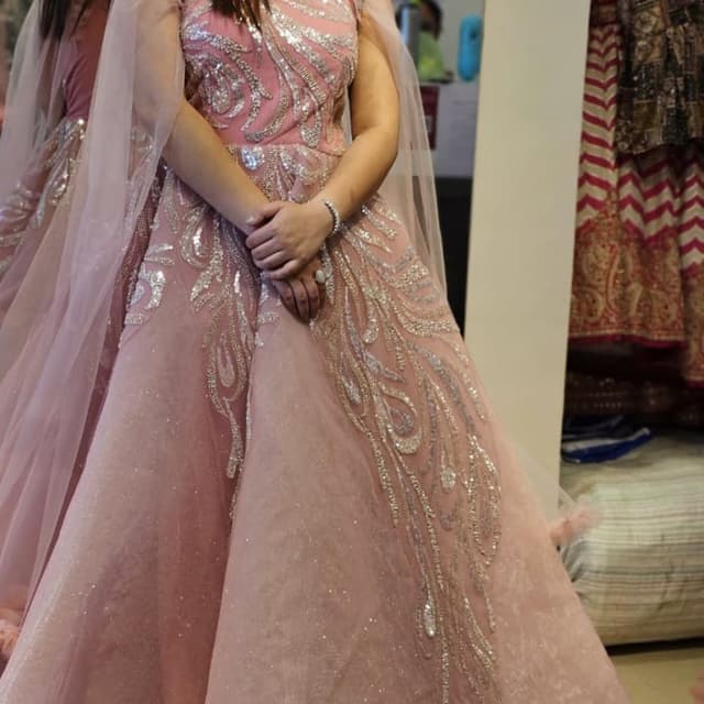 Pink and Silver Dress