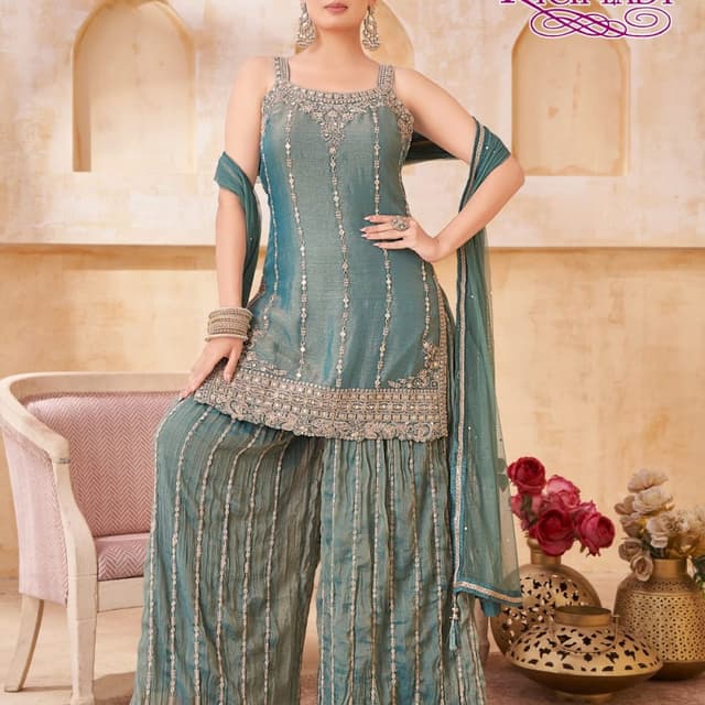 Green Salwar Suite