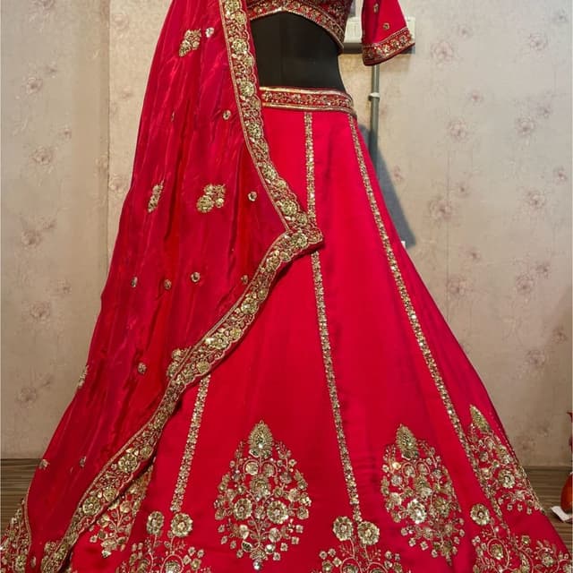 Red Lehenga