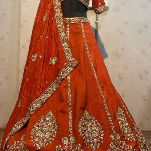 Red Lehenga