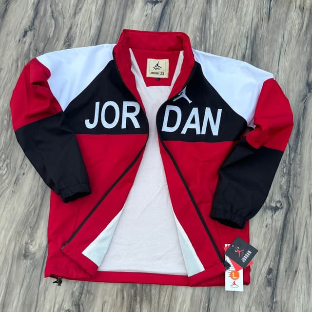 Red, Black, White Jacket