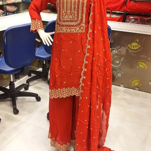 Red Salwar Suite
