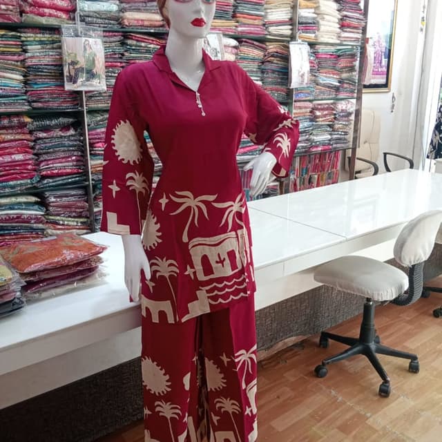 Red Salwar Suite