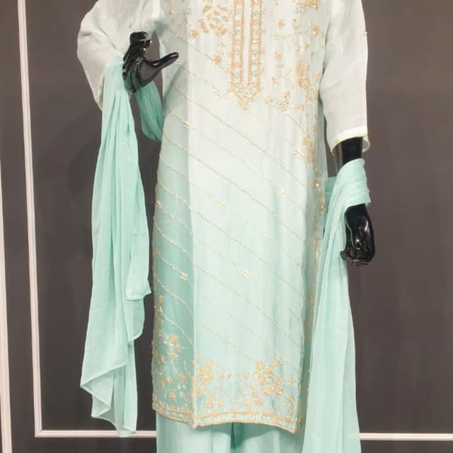 Green Salwar Suite
