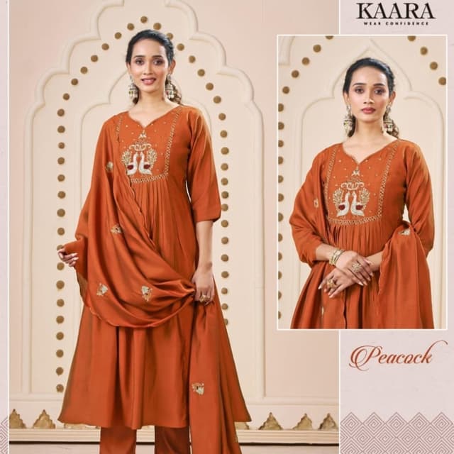 Orange Salwar Suite