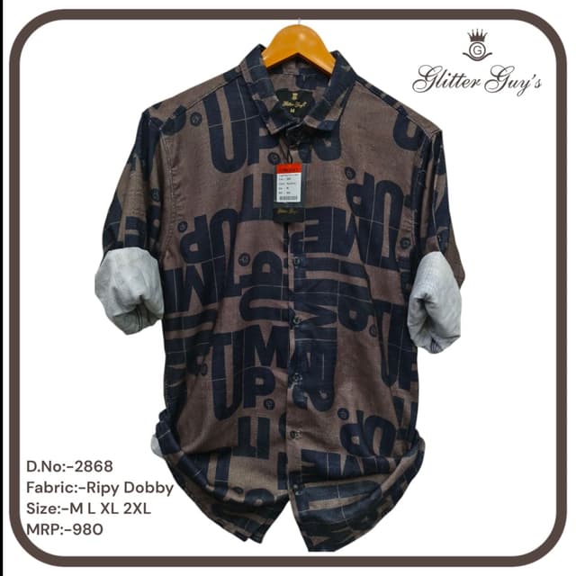 Brown and Black Shirt