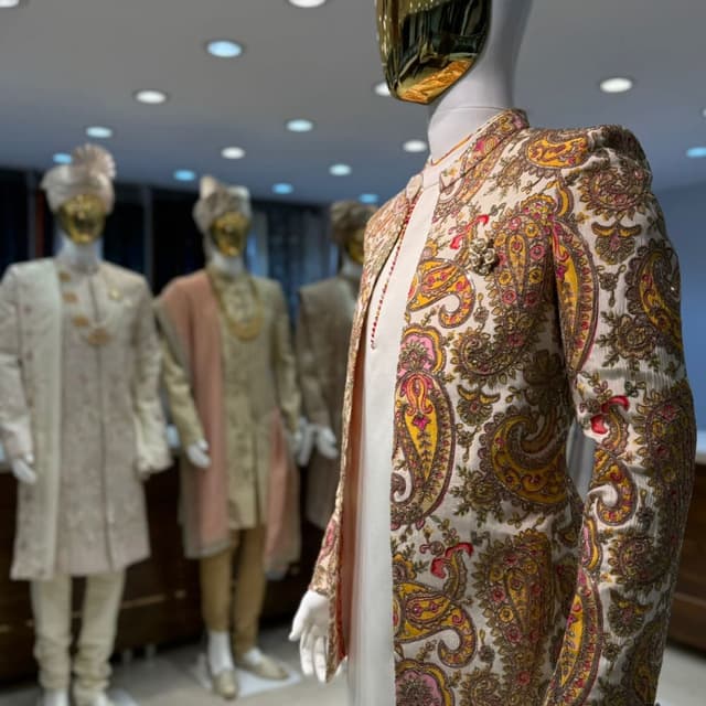 Ivory, gold, yellow, pink Jacket