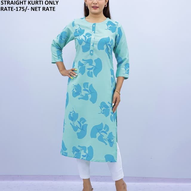 Aqua and Blue Kurti