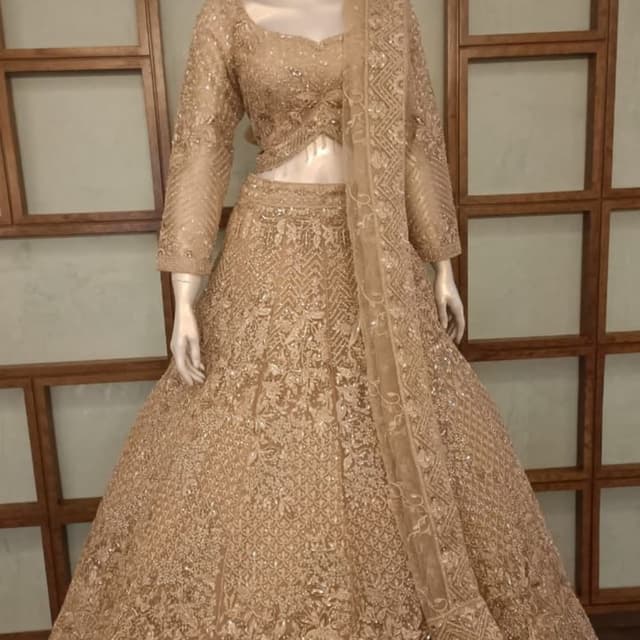 Gold Lehenga Choli