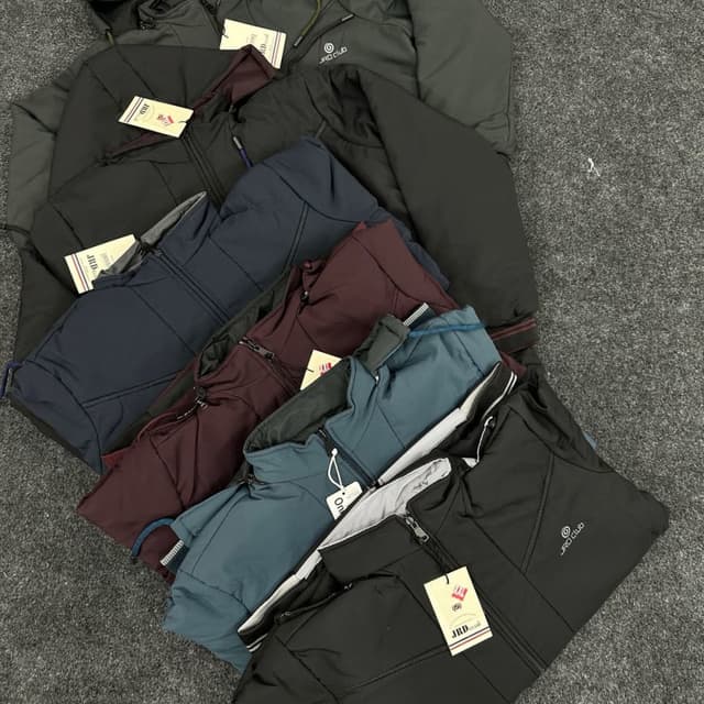 Black, Navy Blue, Burgundy, Teal, and Gray Jacket