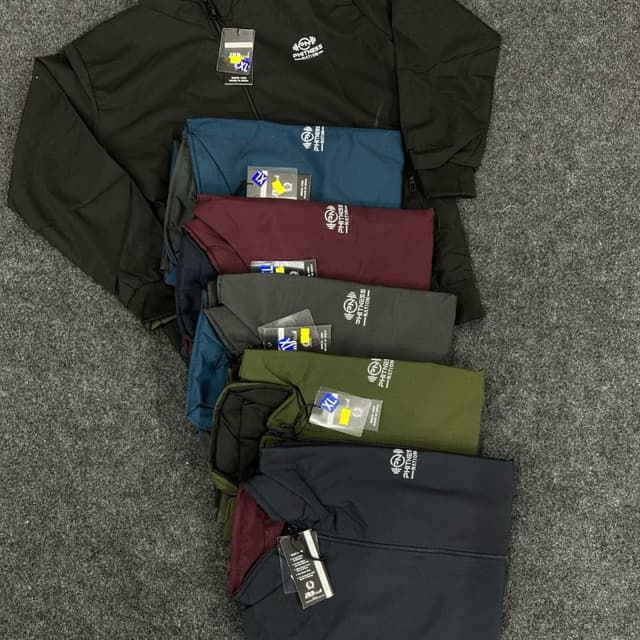 Black, Teal, Burgundy, Charcoal, Olive Green, Navy Jacket