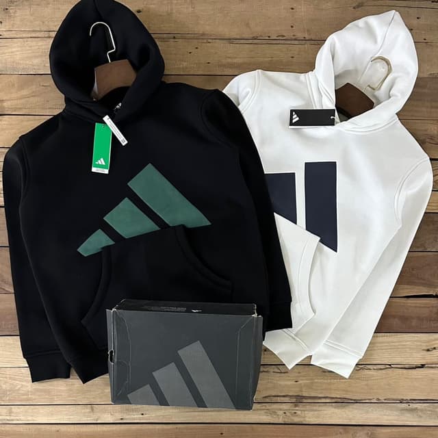 Black and Green, White and Navy Hoodie