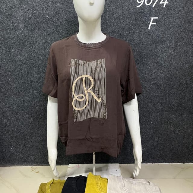Brown and Beige T-shirt