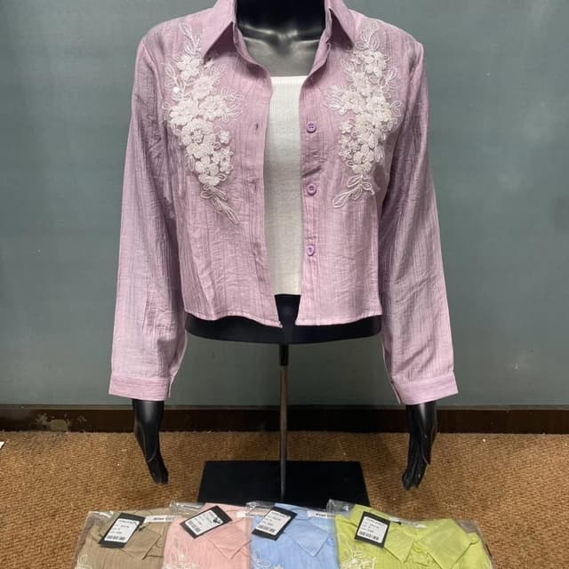 Mauve with white Shirt