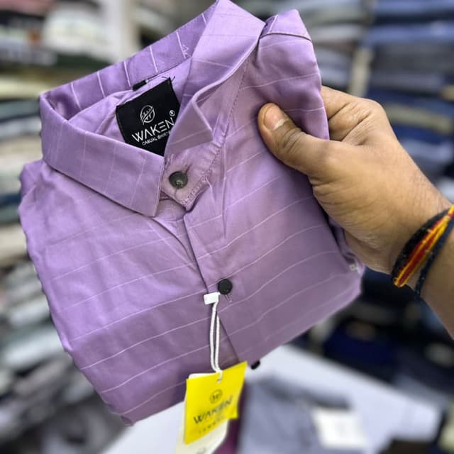 Lavender and white Shirt