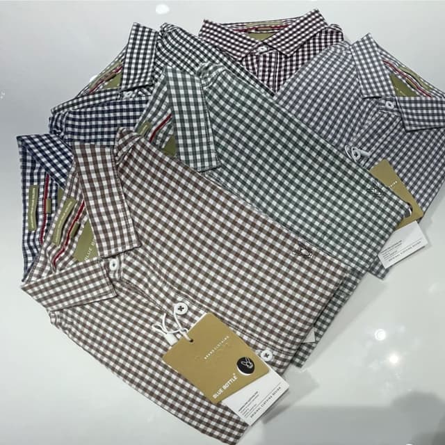 Various - Brown & White, Gray & White, Green & White, Black & White, and Maroon & White Shirt