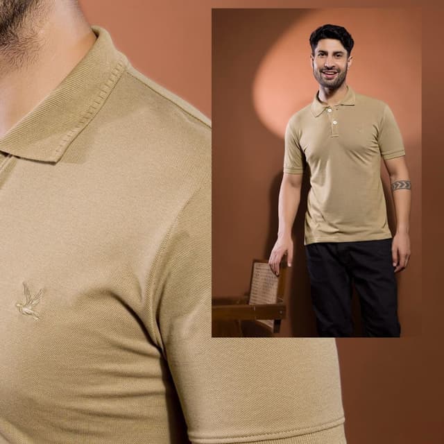 Beige Polo Shirt