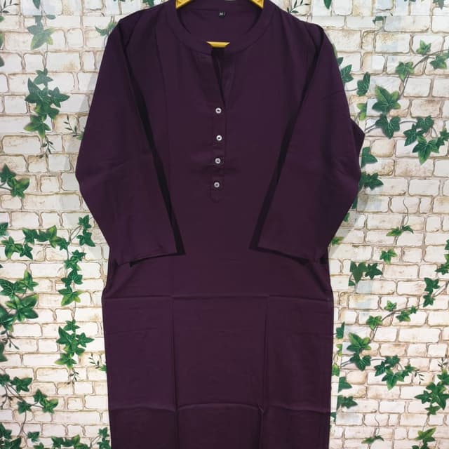 Deep purple Kurta