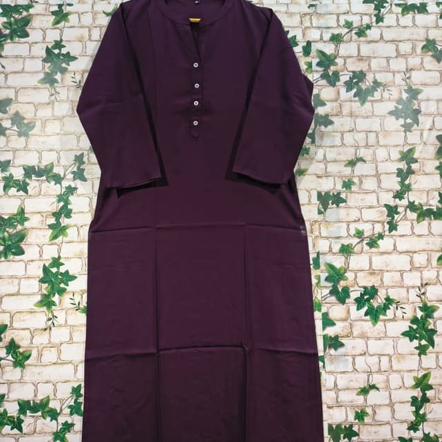 Plum Kurta