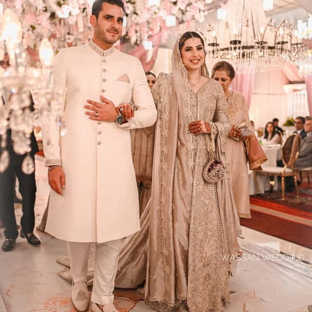 Champagne, Ivory Anarkali Suit, Sherwani