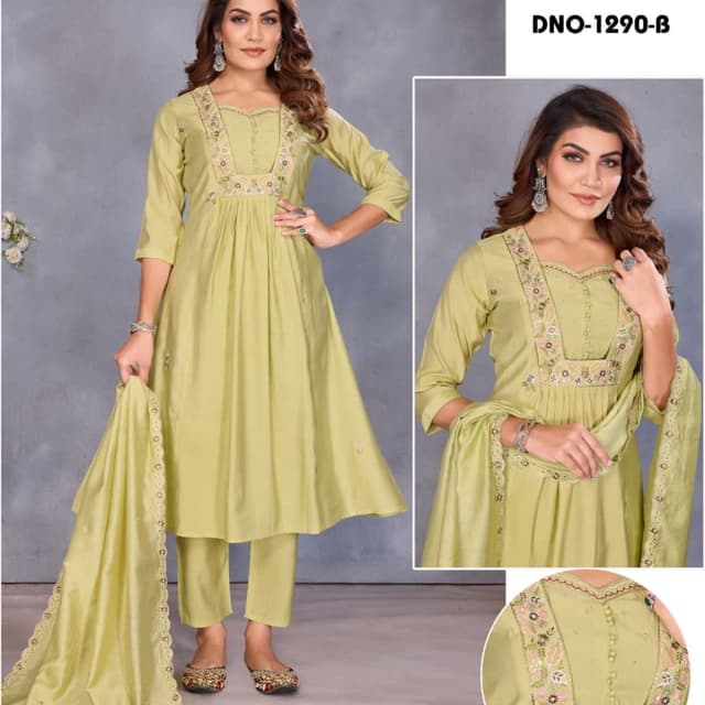 Light Green Salwar Suit Set