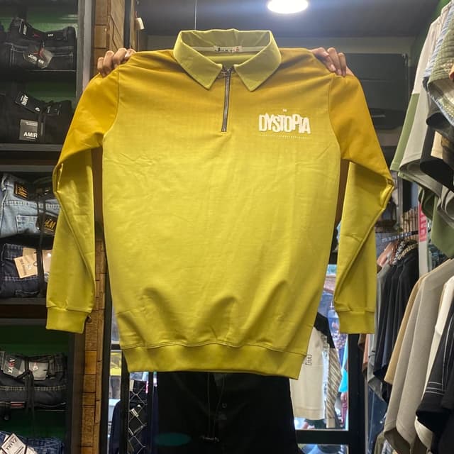 Yellow with a subtle gradient Sweatshirt