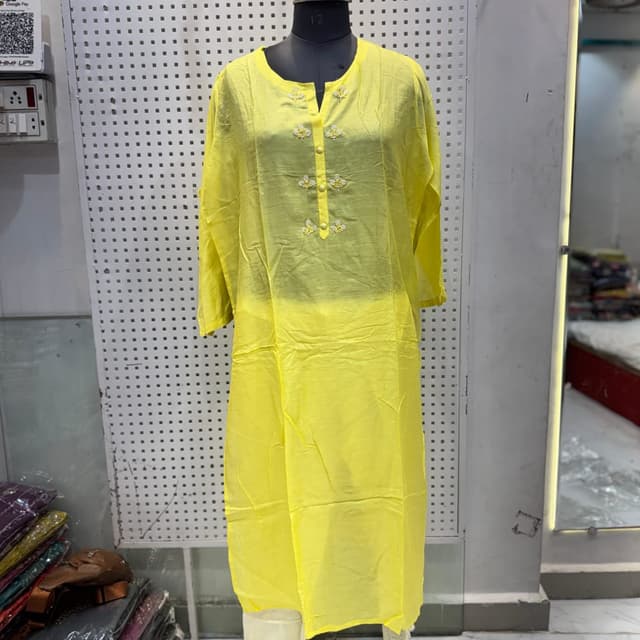 Yellow Kurti