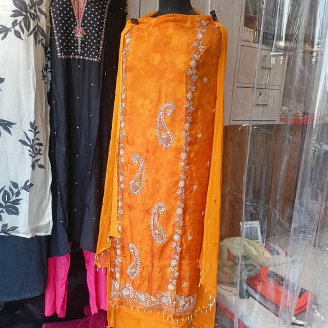 Orange Salwar Kameez